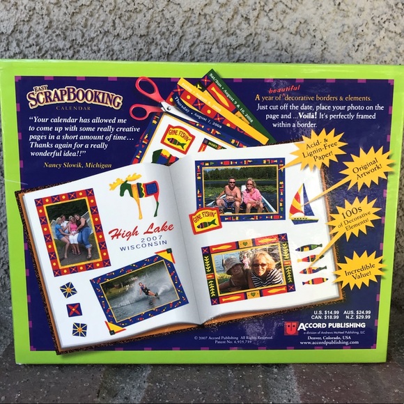 Scrapbooking Calendar Brand New In Box - Picture 2 of 2